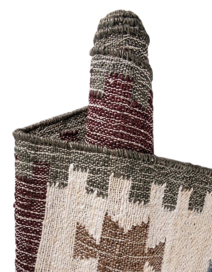 Detail image of  2' x 8'  Hand Woven Kala Handwoven Jute Runner Rug