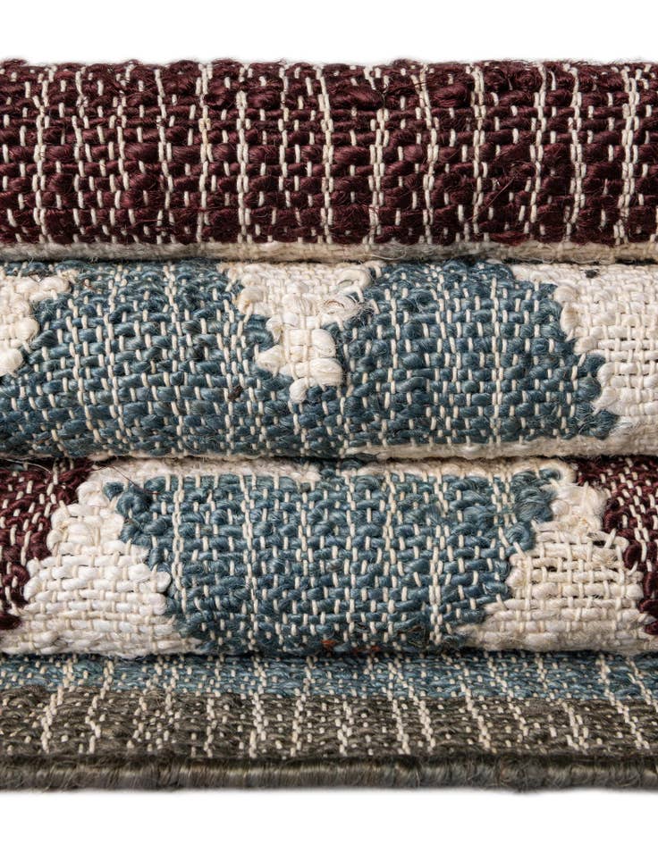 Detail image of  2' x 8'  Hand Woven Kala Handwoven Jute Runner Rug
