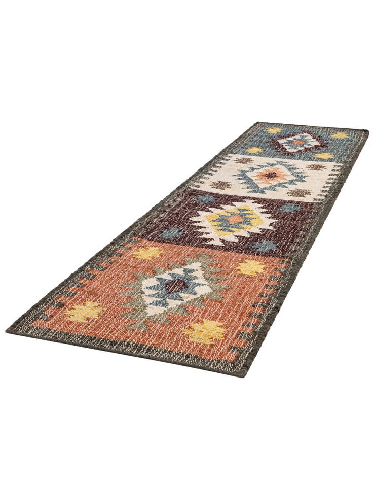 Detail image of  2' x 8'  Hand Woven Kala Handwoven Jute Runner Rug