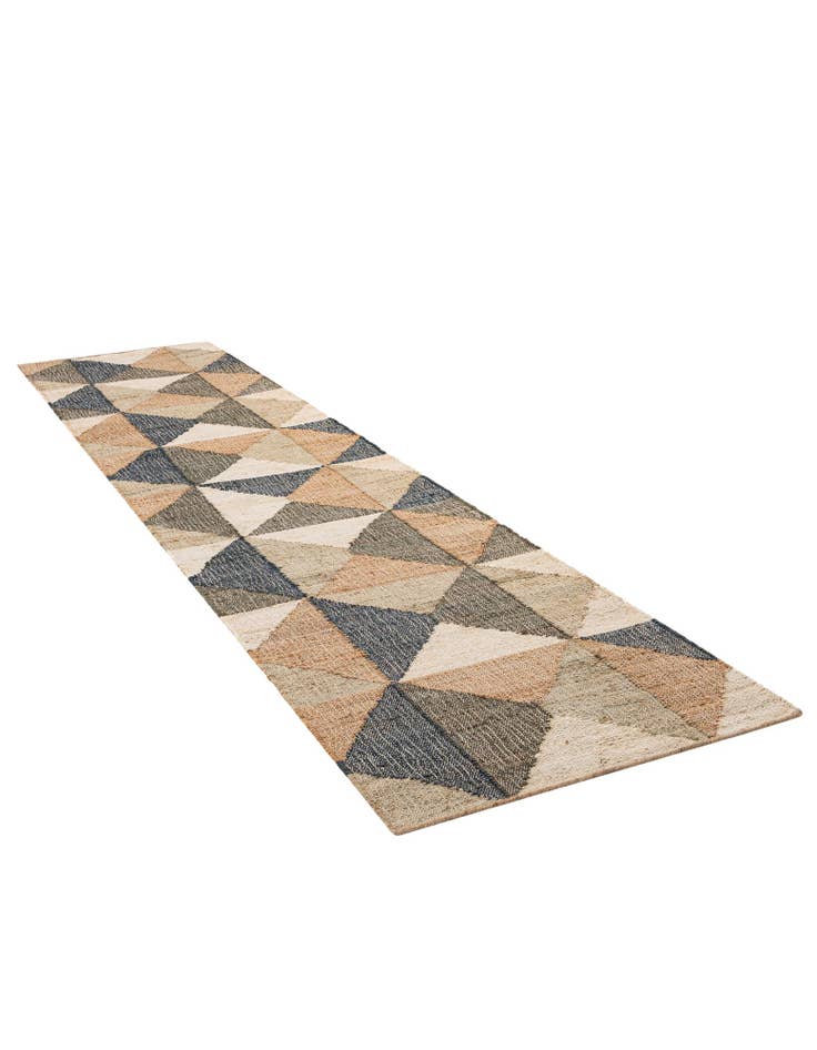 Detail image of  2' 7 x 12'  Hand Woven Kala Handwoven Jute Runner Rug