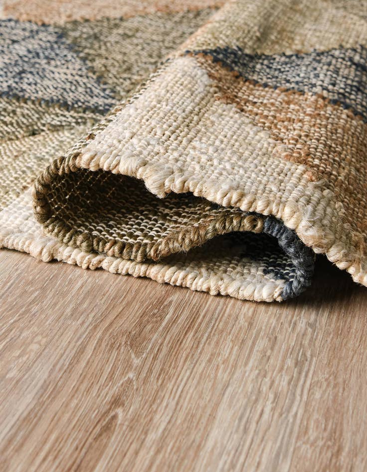 Detail image of  2' x 6' 1  Hand Woven Kala Handwoven Jute Runner Rug