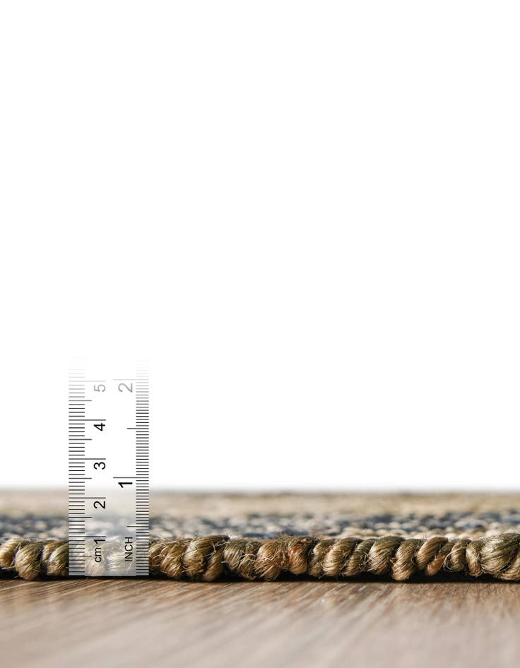 Detail image of  2' x 6' 1  Hand Woven Kala Handwoven Jute Runner Rug