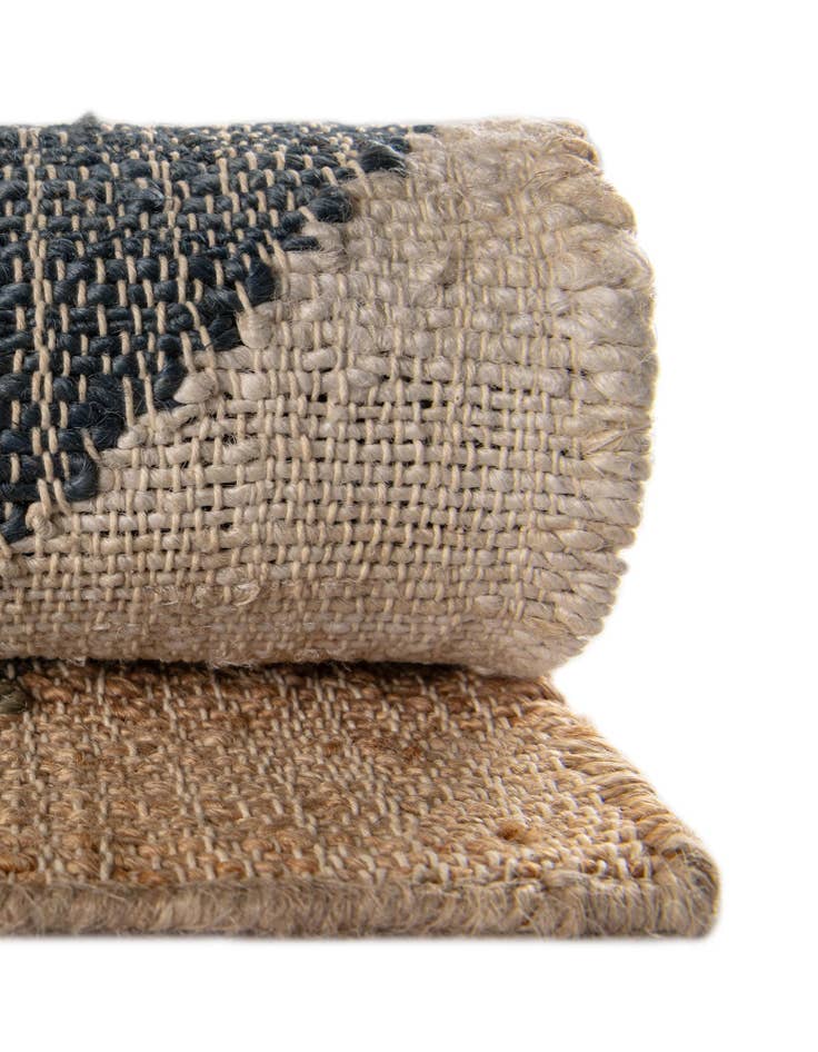 Detail image of  2' 7 x 12'  Hand Woven Kala Handwoven Jute Runner Rug