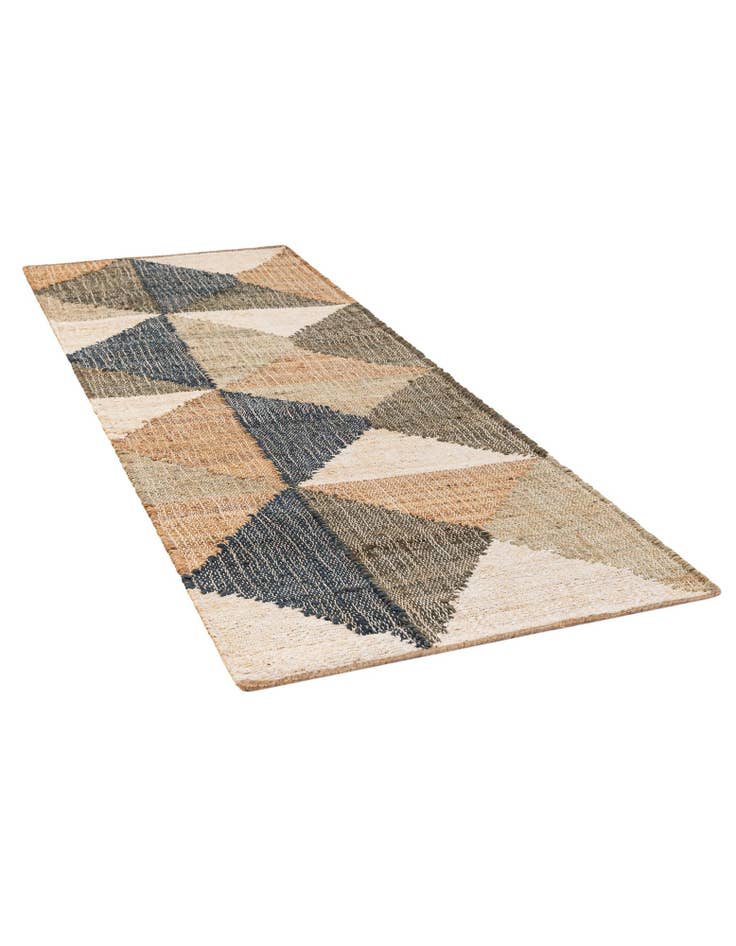 Detail image of  2' x 6' 1  Hand Woven Kala Handwoven Jute Runner Rug