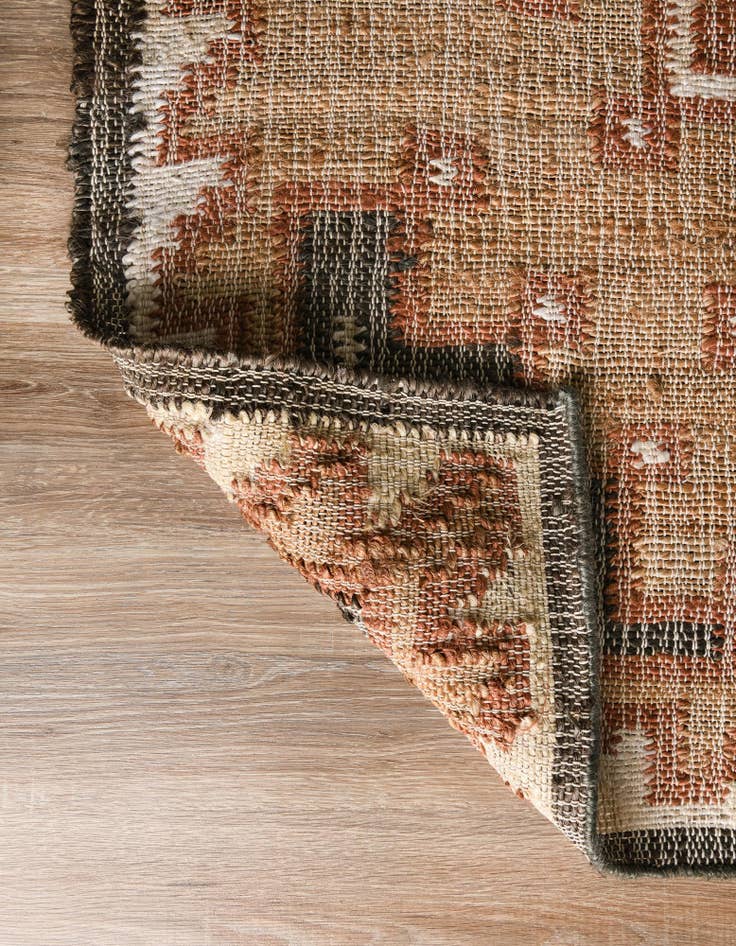 Detail image of  2' x 6' 1  Hand Woven Kala Handwoven Jute Runner Rug