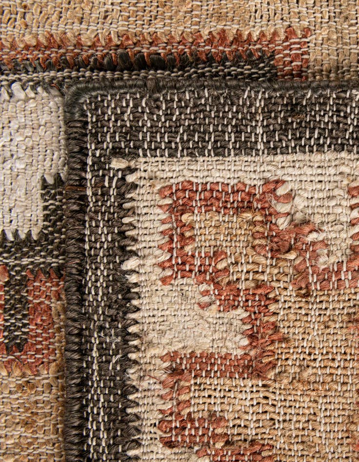 Detail image of  2' x 8'  Hand Woven Kala Handwoven Jute Runner Rug