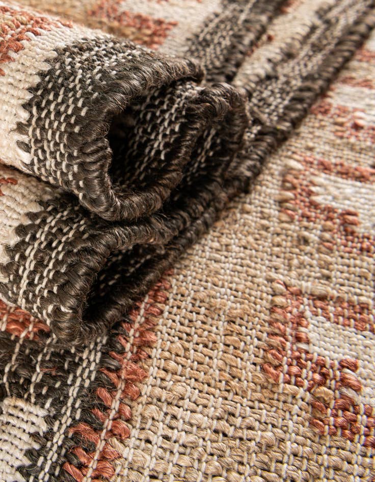 Detail image of  2' x 8'  Hand Woven Kala Handwoven Jute Runner Rug