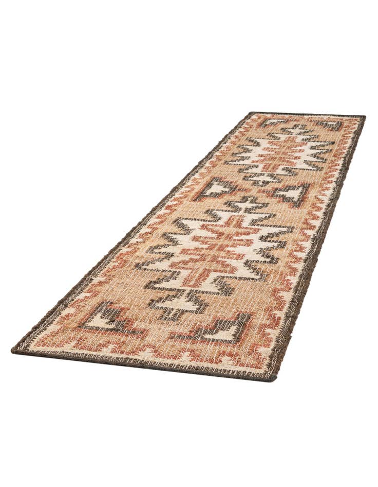 Detail image of  2' x 8'  Hand Woven Kala Handwoven Jute Runner Rug