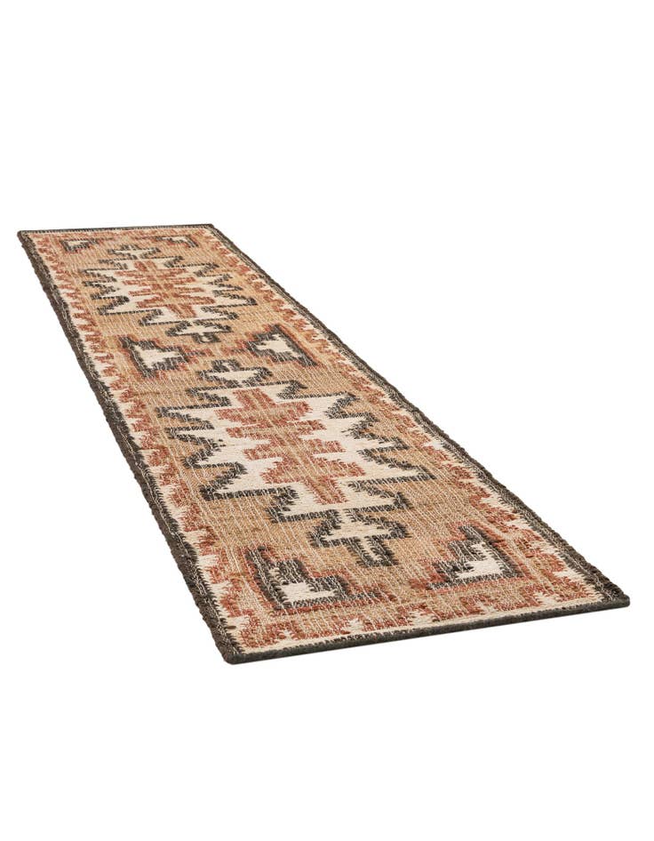 Detail image of  2' x 8'  Hand Woven Kala Handwoven Jute Runner Rug