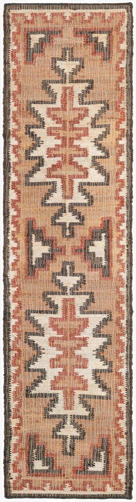  2' x 8'  Hand Woven Kala Handwoven Jute Runner Rug