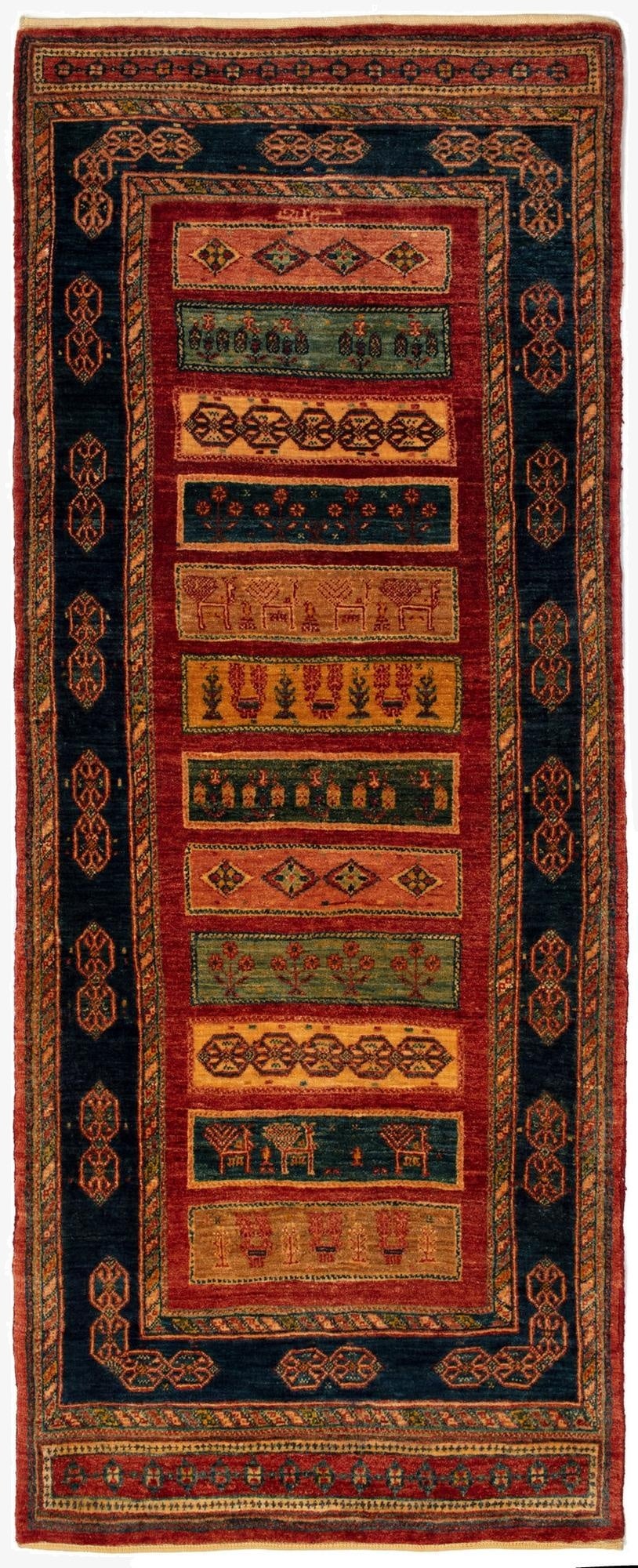  2' 10 x 7' 1 Kashkuli Runner Rug