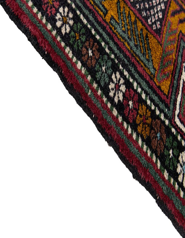 Detail image of  2' 8 x 10' 2  Hand Knotted Kazak Wool Runner Rug