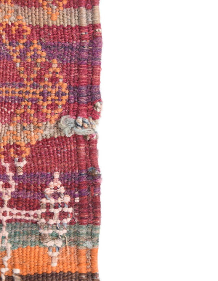 Detail image of  4' x 9'  Hand Woven Kilim Afghan Wool Runner Rug