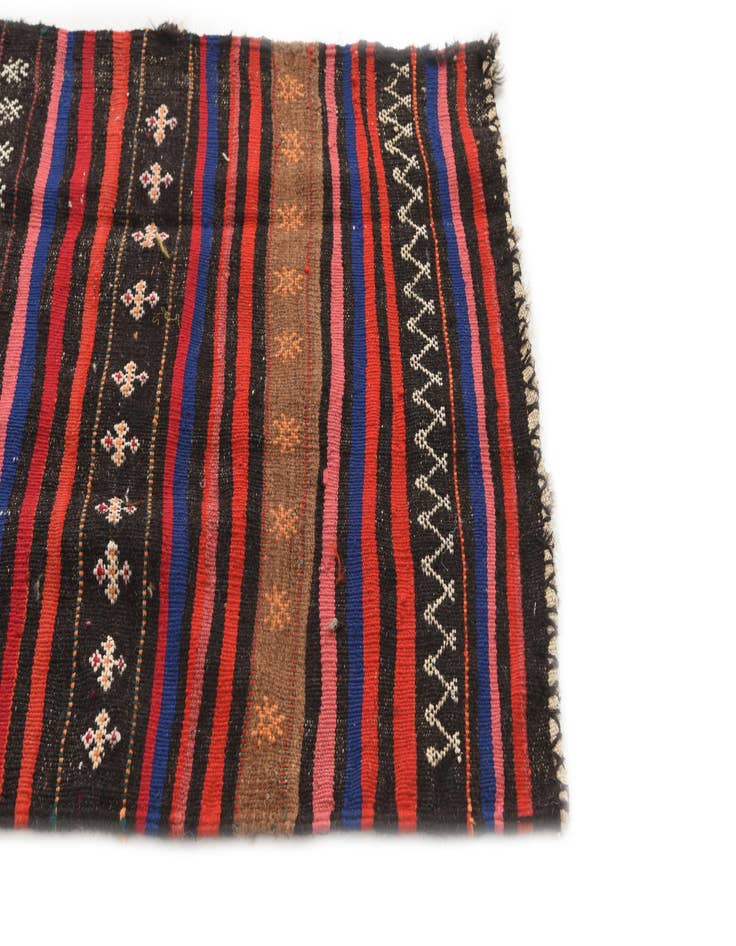 Detail image of  2' 4 x 6' 10  Hand Woven Kilim Afghan Wool Runner Rug