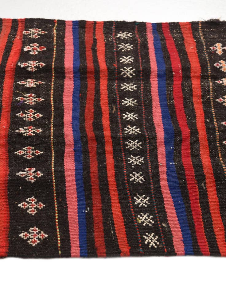 Detail image of  2' 4 x 6' 10  Hand Woven Kilim Afghan Wool Runner Rug