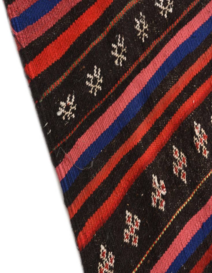 Detail image of  2' 4 x 6' 10  Hand Woven Kilim Afghan Wool Runner Rug