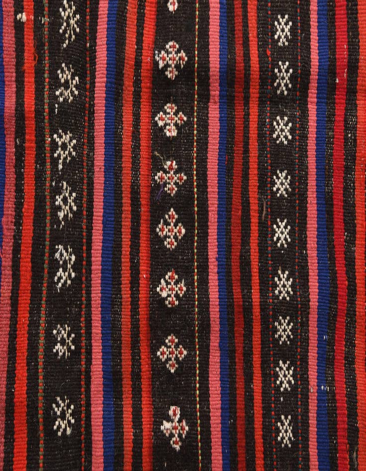 Detail image of  2' 4 x 6' 10  Hand Woven Kilim Afghan Wool Runner Rug