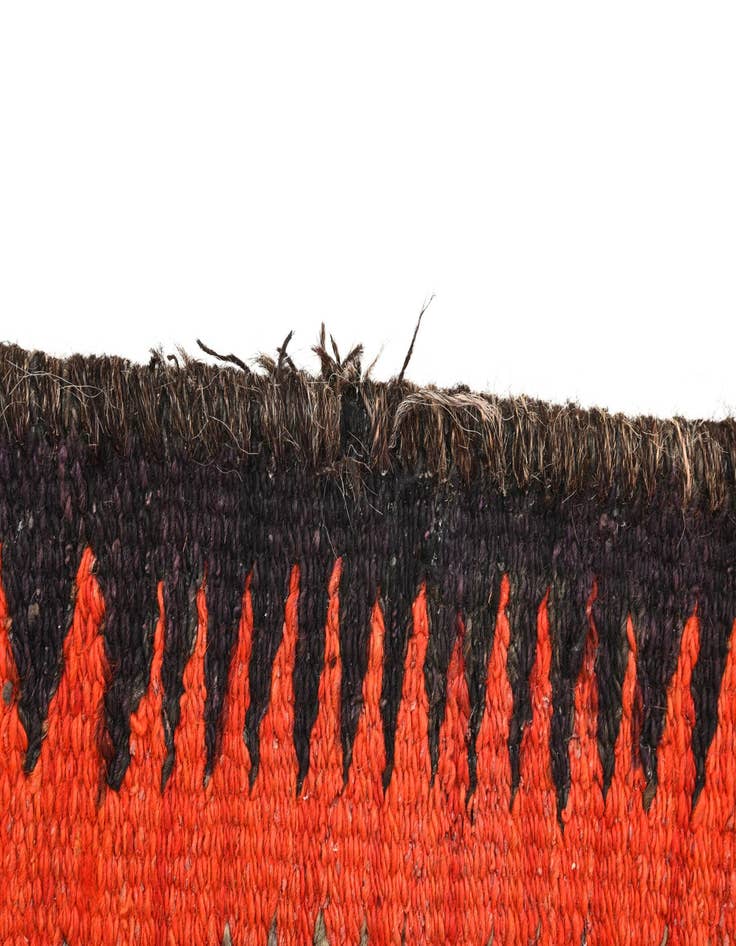 Detail image of  5' x 10' 7  Hand Woven Kilim Fars Wool Runner Rug