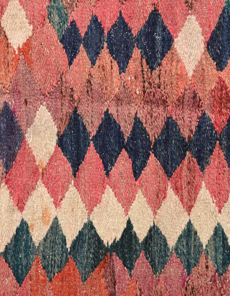 Detail image of  5' x 11' 2  Hand Woven Kilim Fars Wool Runner Rug