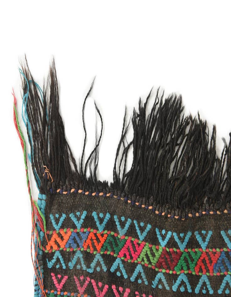 Detail image of  1' 10 x 8' 2  Hand Knotted Kilim Fars Persian Wool Runner Rug