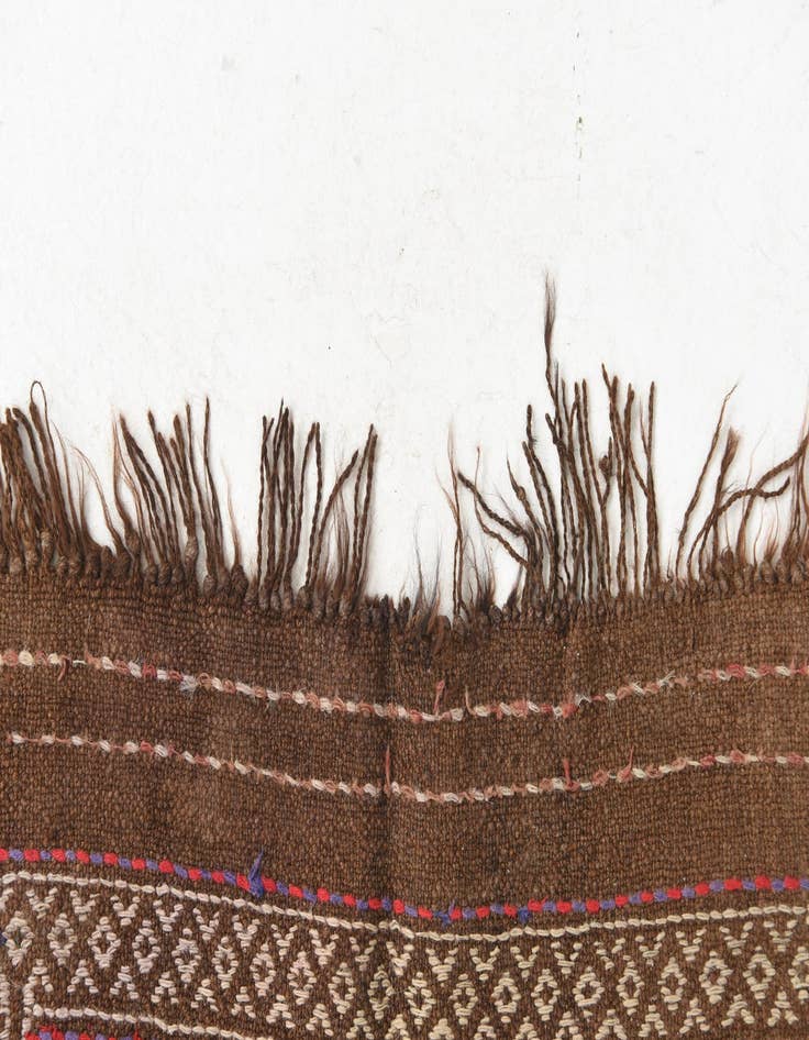 Detail image of  1' 10 x 6' 9  Hand Knotted Kilim Fars Persian Wool Runner Rug