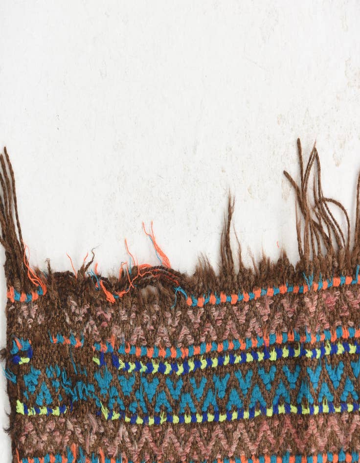 Detail image of  1' 10 x 5' 10  Hand Knotted Kilim Fars Persian Wool Runner Rug