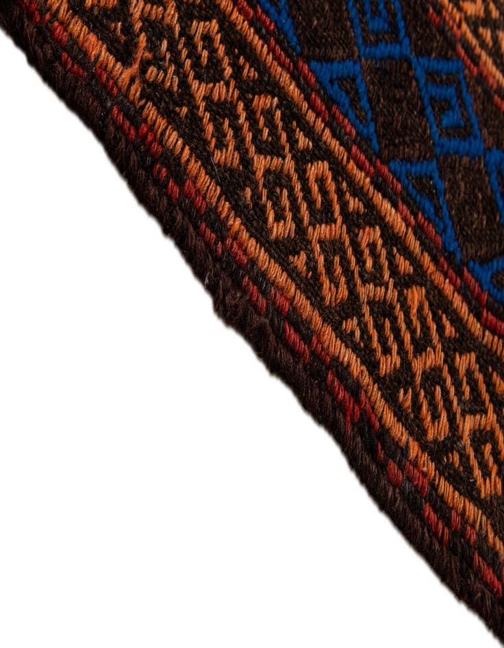 Detail image of  2' 3 x 7' 8  Hand Knotted Kilim Fars Persian Wool Runner Rug