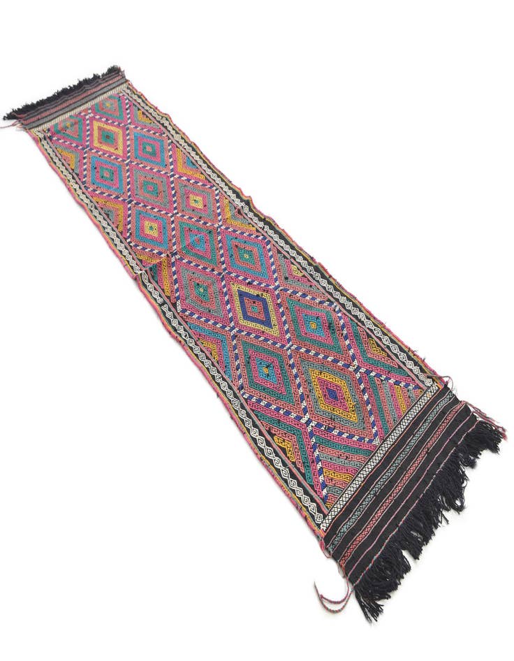 Detail image of  2' 3 x 8' 9  Hand Knotted Kilim Fars Persian Wool Runner Rug