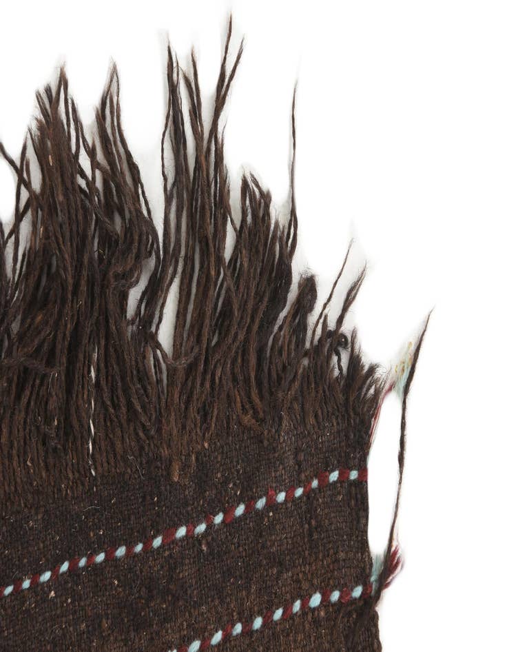 Detail image of  2' 3 x 8' 1  Hand Knotted Kilim Fars Persian Wool Runner Rug