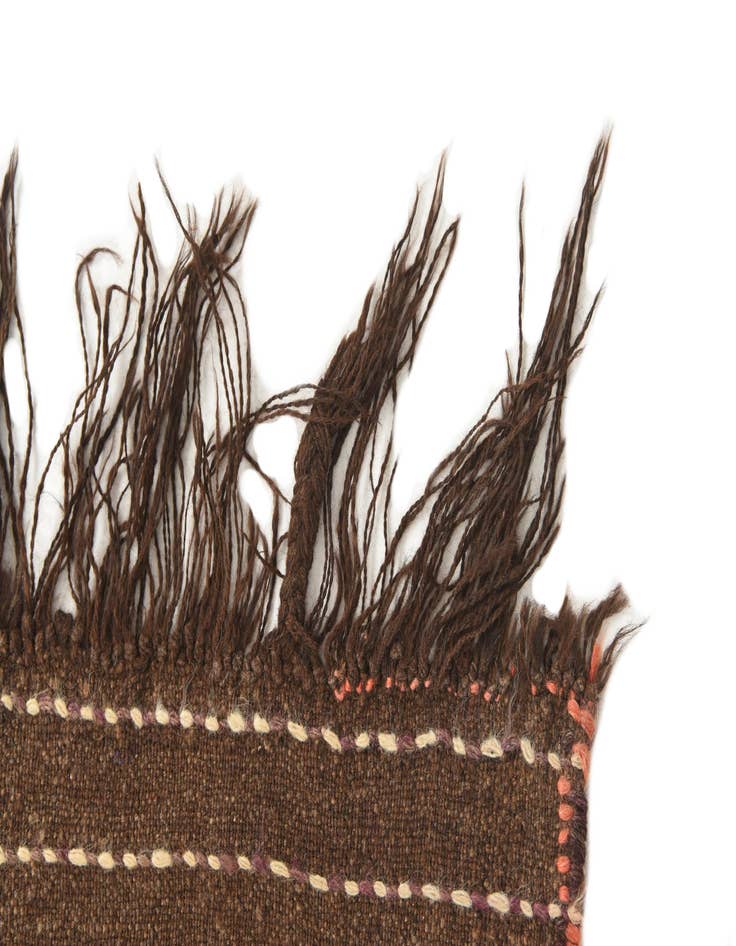 Detail image of  2' 2 x 7' 6  Hand Knotted Kilim Fars Persian Wool Runner Rug