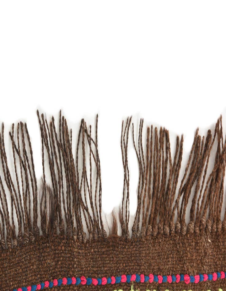 Detail image of  2' 1 x 7' 9  Hand Knotted Kilim Fars Persian Wool Runner Rug