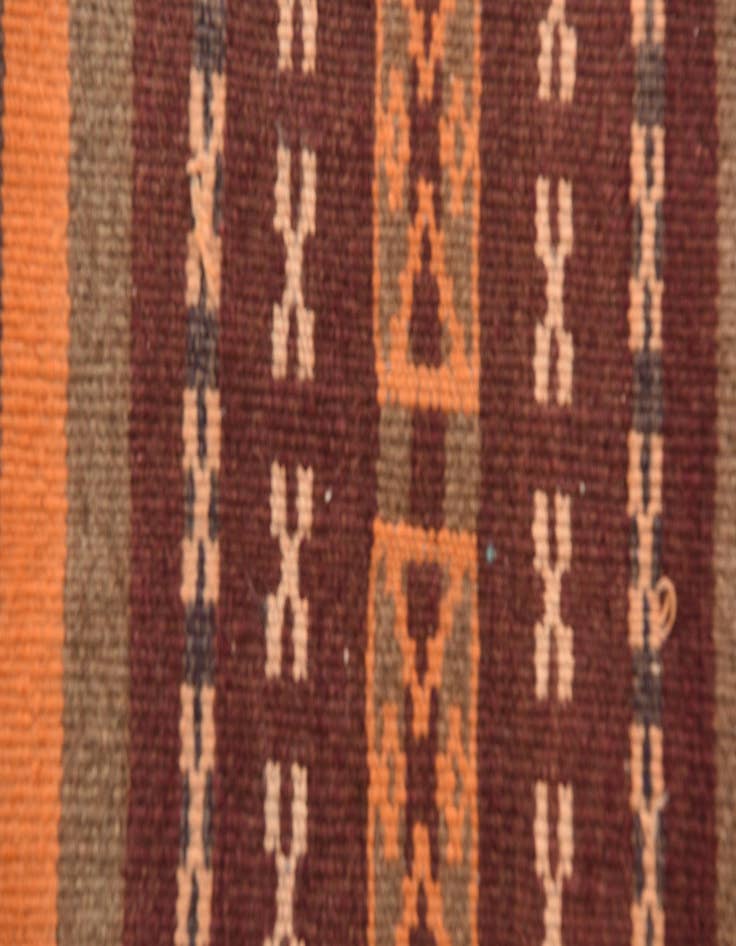 Detail image of  2' 4 x 10' 1  Hand Woven Kilim Fars Wool Runner Rug