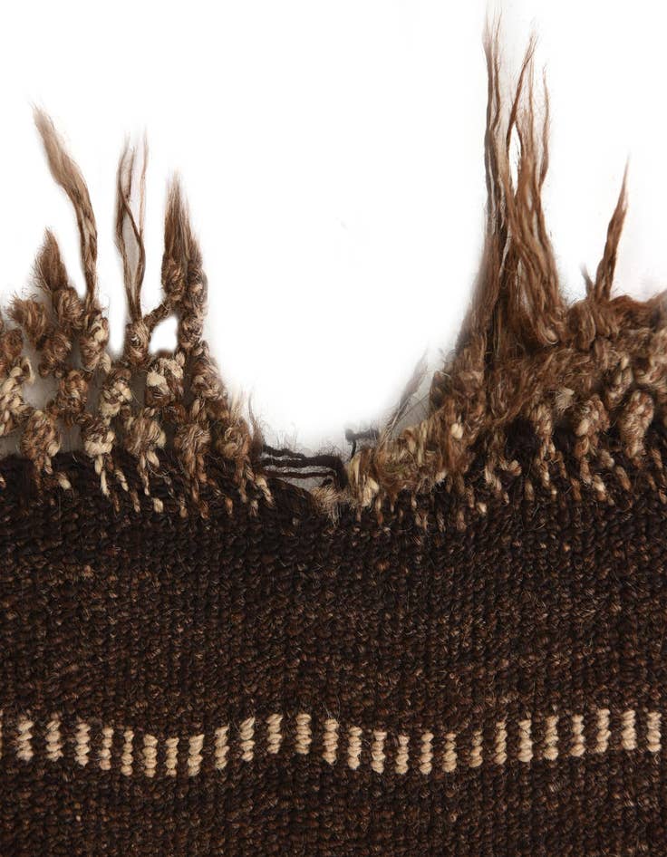 Detail image of  4' 8 x 12' 1  Hand Woven Kilim Fars Wool Runner Rug