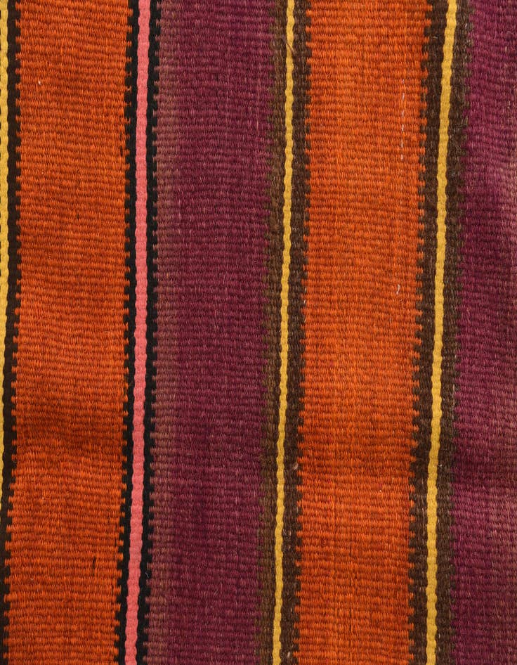 Detail image of  6' 3 x 9' 4  Hand Woven Kilim Fars Wool Runner Rug