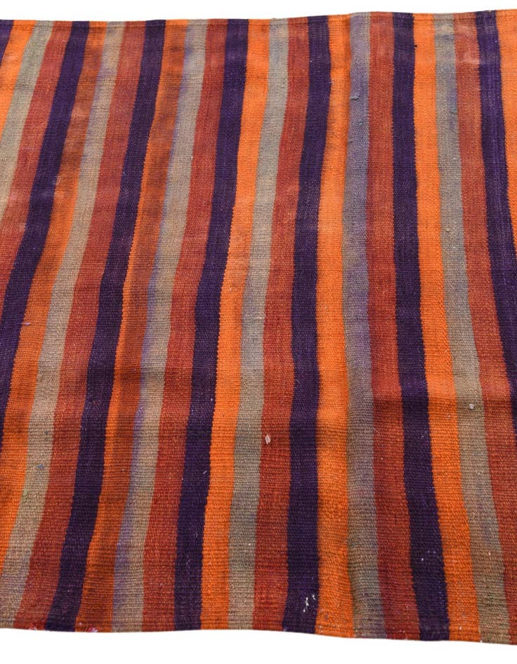 Detail image of  3' 9 x 10' 7  Hand Woven Kilim Fars Wool Runner Rug