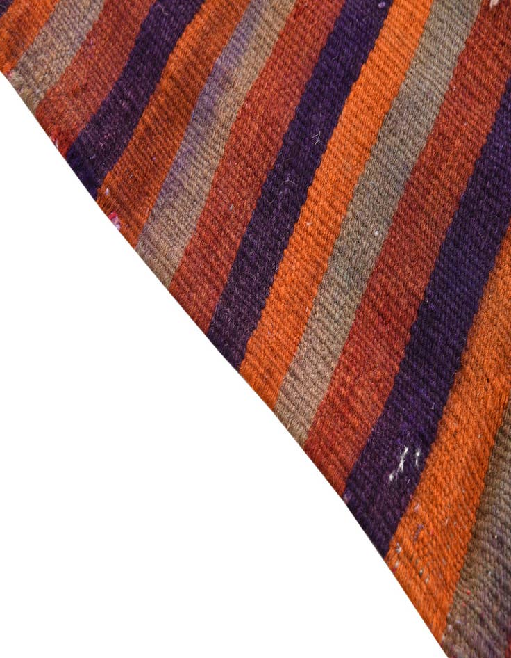 Detail image of  3' 9 x 10' 7  Hand Woven Kilim Fars Wool Runner Rug