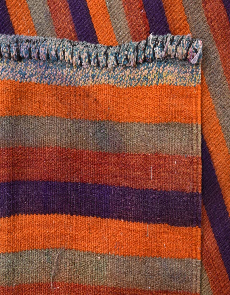 Detail image of  3' 9 x 10' 7  Hand Woven Kilim Fars Wool Runner Rug