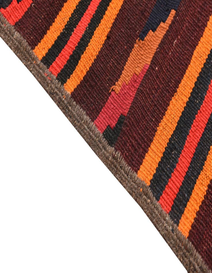 Detail image of 1' 9 x 10' 4 Hand Woven Kilim Fars Wool Runner Rug