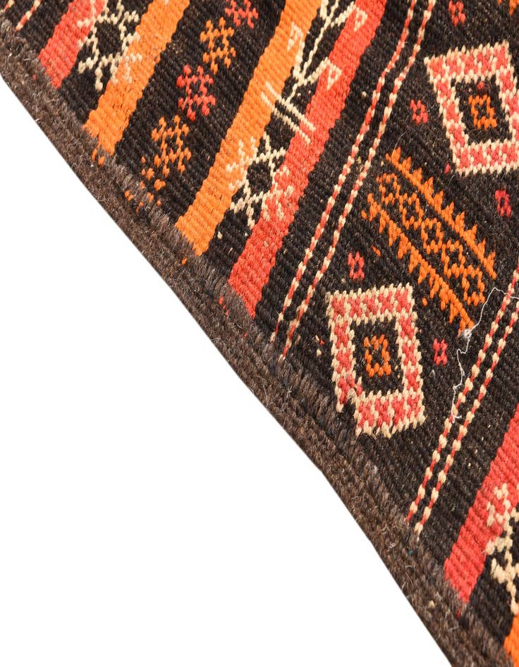 Detail image of  2' 2 x 10' 3  Hand Woven Kilim Fars Wool Runner Rug