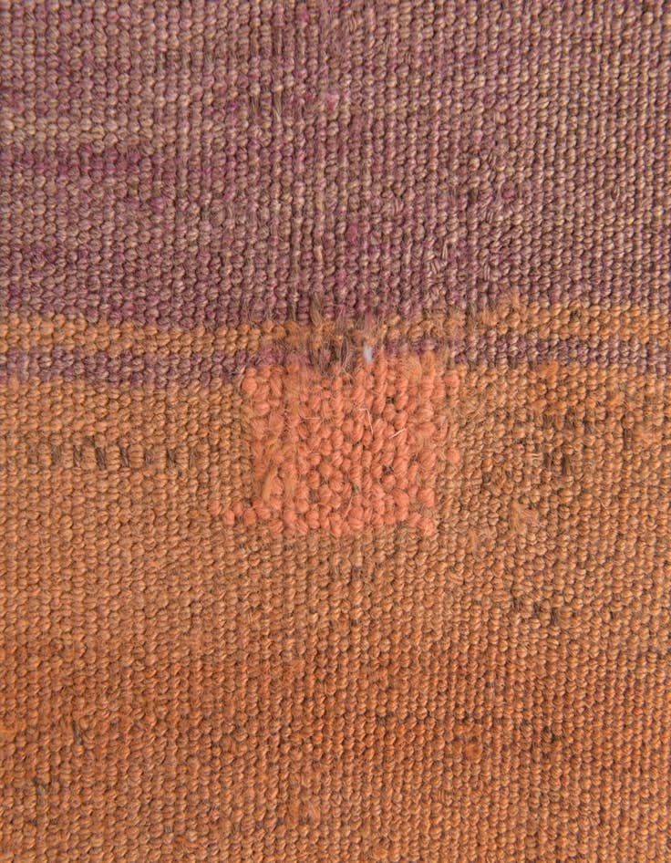 Detail image of  4' 2 x 11' 9  Hand Woven Kilim Fars Wool Runner Rug