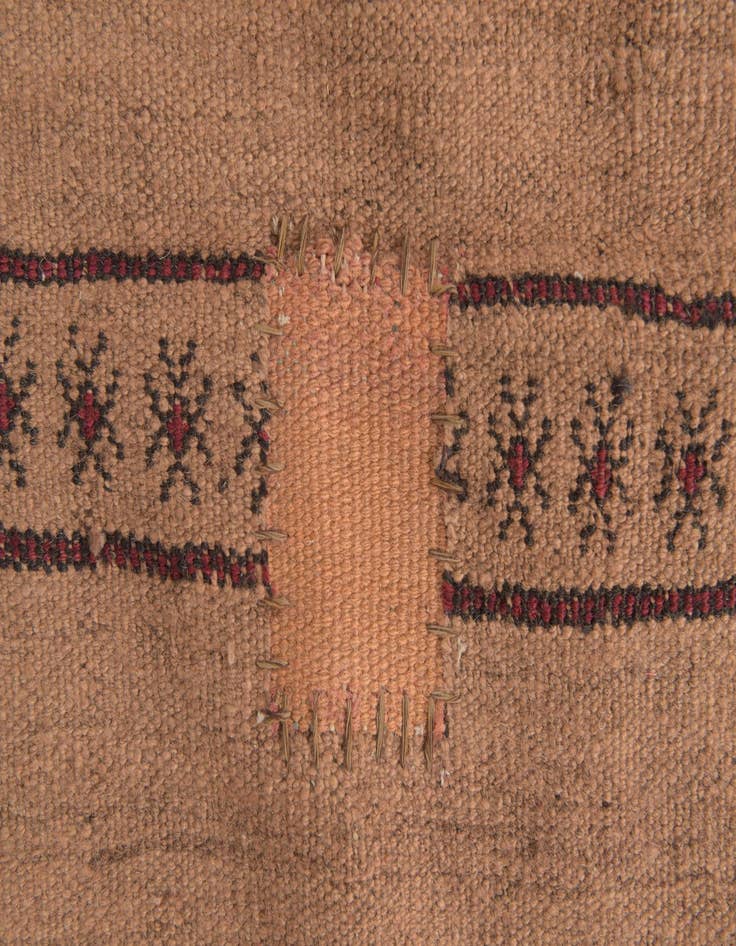 Detail image of  3' 9 x 10' 2  Hand Woven Kilim Fars Wool Runner Rug