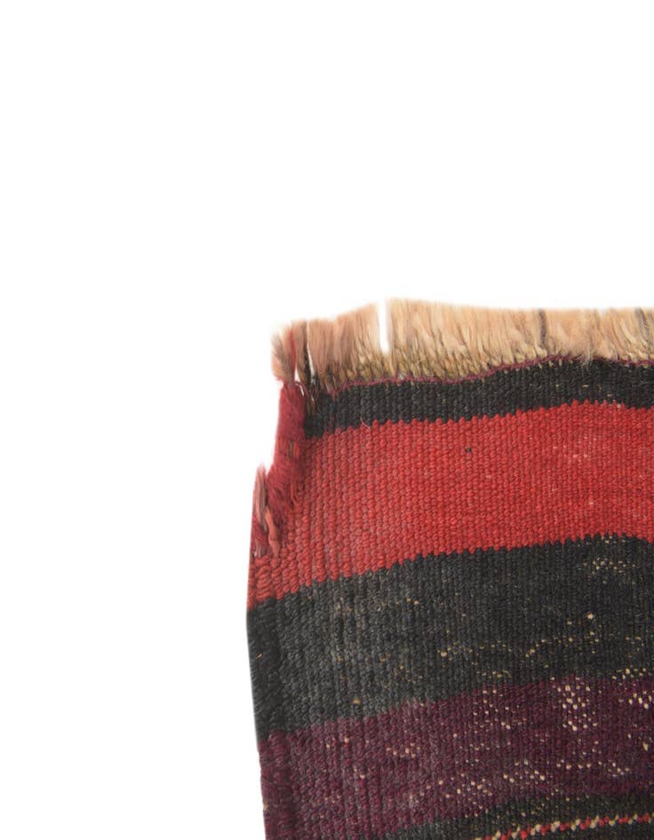 Detail image of  3' 10 x 10' 1  Hand Woven Kilim Fars Wool Runner Rug