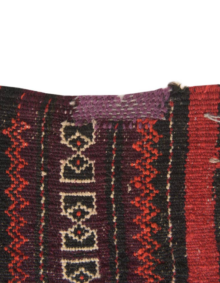 Detail image of  3' 10 x 10' 1  Hand Woven Kilim Fars Wool Runner Rug