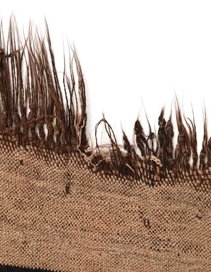 Detail image of  4' 7 x 12' 2  Hand Woven Kilim Fars Wool Runner Rug