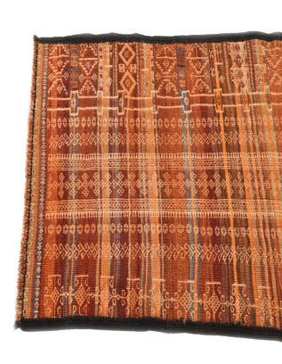 Detail image of  2' 2 x 10' 11  Hand Woven Kilim Fars Wool Runner Rug