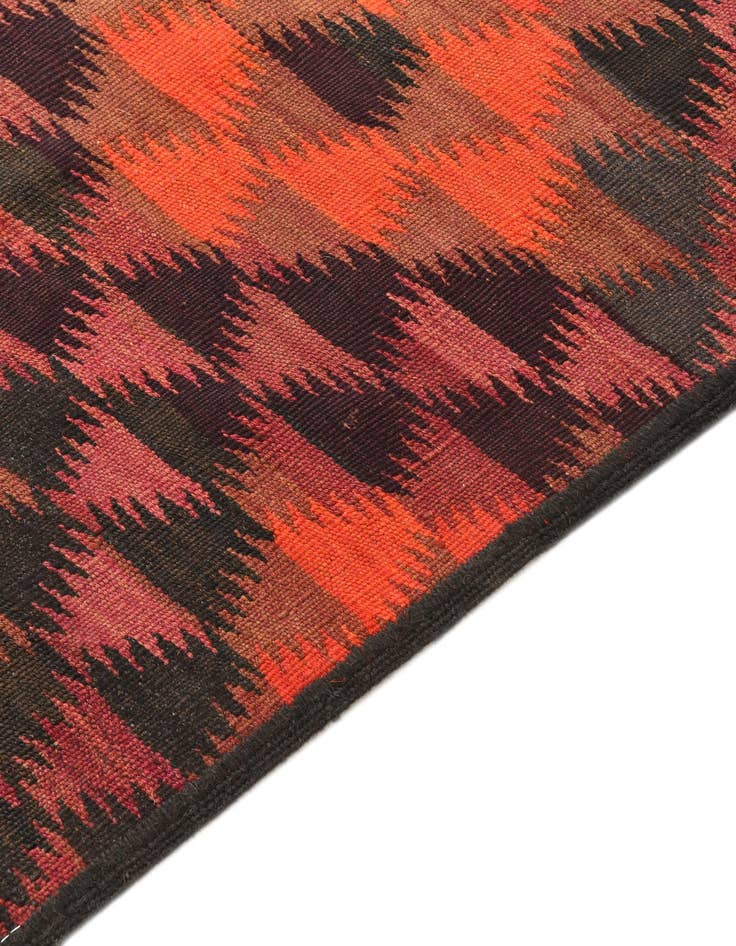 Detail image of  1' 11 x 14'  Hand Woven Kilim Fars Wool Runner Rug