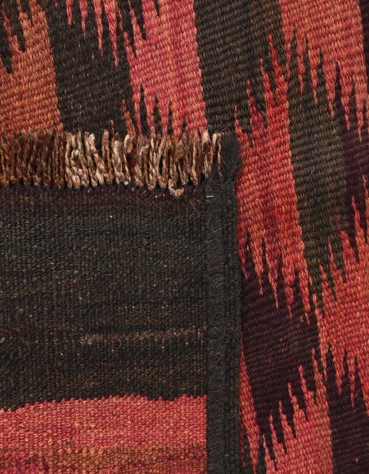 Detail image of  1' 11 x 14'  Hand Woven Kilim Fars Wool Runner Rug