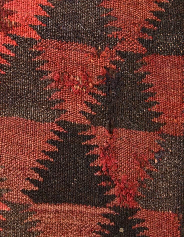 Detail image of  4' 7 x 10'  Hand Woven Kilim Fars Wool Runner Rug