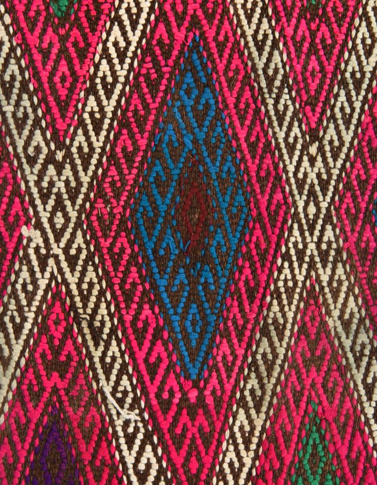Detail image of  2' 5 x 10' 4  Hand Woven Kilim Fars Wool Runner Rug