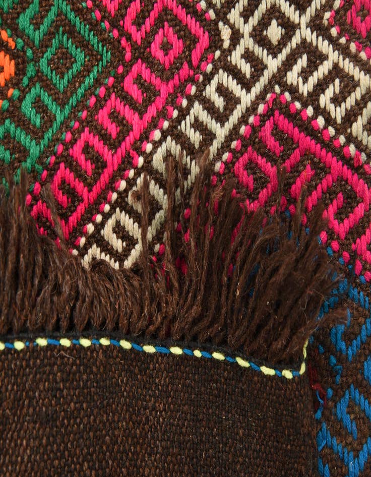 Detail image of  2' 5 x 10' 4  Hand Woven Kilim Fars Wool Runner Rug